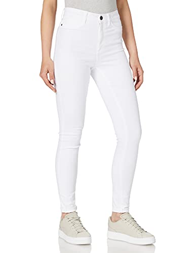 Noisy may Damen Nmcallie Hw skinny Bw Bg Noos Jeans, Bright White, 25W / 32L EU von Noisy may