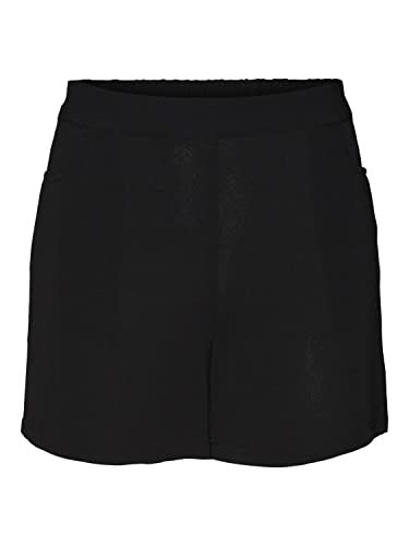 Noisy may Damen Nmclara Smiley Nw Noos Shorts, Schwarz, XS EU von Noisy may