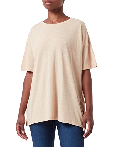 Noisy may Damen Nmdrakey L/S High Neck Top Noos Langarmshirt, Irish Cream, XS von Noisy may