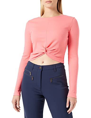 Noisy may Damen Nmdrakey Twiggi L/S Top Fwd Noos Langarmshirt, Sun Kissed Coral, L EU von Noisy may