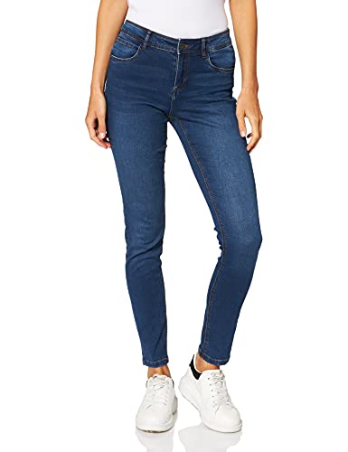 Noisy may Damen Nmjen Nw S.s Shaper Vi021mb Noos Slim Jeans, Blau (Medium Blue Denim Medium Blue Denim), 31W 32L EU von Noisy may