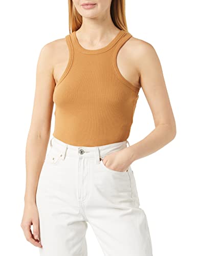 Noisy may Damen Nmmaya S/L Halter Neck Noos Top, Chipmunk, S EU von Noisy may