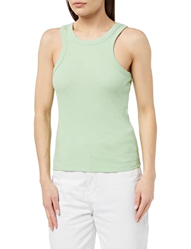 Noisy may Damen Nmmaya S/L Halter Neck Noos Top, Quiet Green, L EU von Noisy may