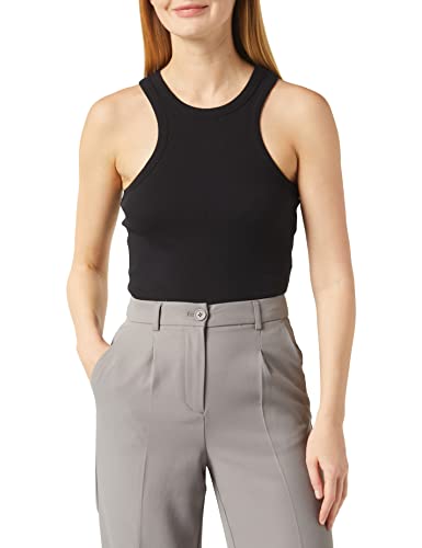 Noisy may Damen Nmmaya S/L Halter Neck Noos Top, Schwarz, S EU von Noisy may