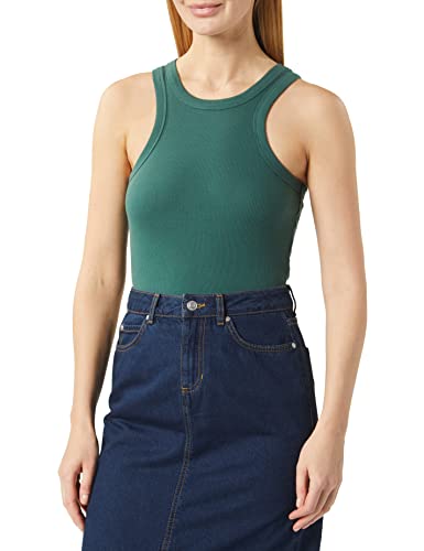 Noisy may Damen Nmmaya S/L Halter Neck Noos Top, Trekking Green, XS EU von Noisy may