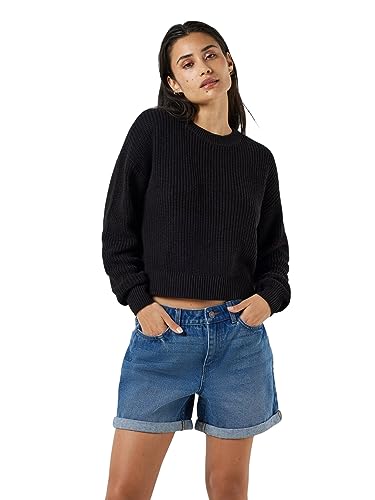 Noisy may Damen Nmmaysa L/S O-neck Knit Noos, Schwarz, XS von Noisy may