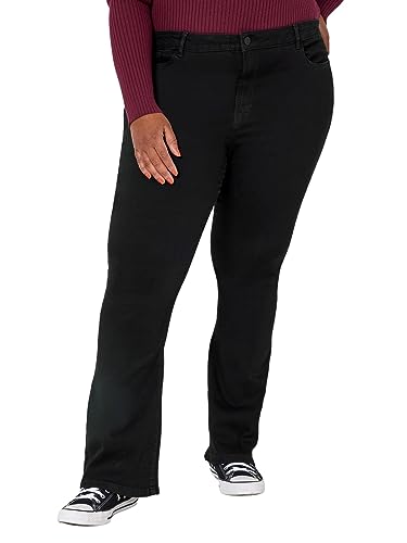 Noisy may Damen Nmsallie Hw Flr Vi023bl Curve Noos Jeans, Schwarz, 50W 30L EU von Noisy may