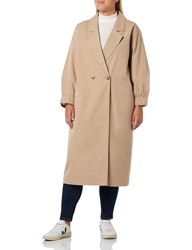 Noisy may Damen Nmsoffy Ls Trenchcoat Noos Curve, Nomad, 48 Große Größen von Noisy may