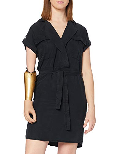 Noisy may Damen Nmvera S/S Endi Tencel Shirt Dress Noos Kleid, Schwarz, M EU von Noisy may