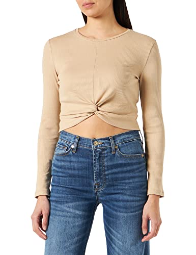 Noisy may Damen Shirt DRAKEY beige L von Noisy may