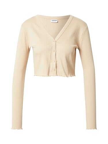 Noisy may Damen Strickjacke RAKEY Hellbeige L von Noisy may