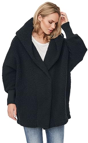 NOISY MAY Damen NMCUDDLE L/S Coatigan NOOS Jacke, Black, S von Noisy may