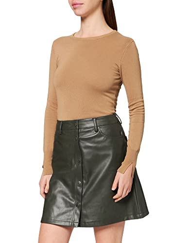 Noisy may Damen NMGRAHAM HW PU Skirt Rock, Dusty Olive, S von Noisy may