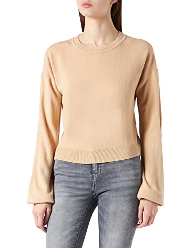 Noisy may Damen NMCHEN L/S O-Neck Knit TOP S Pullover, Nomad, S von Noisy may