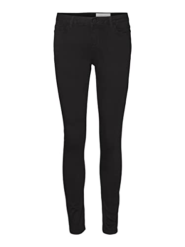 Noisy may Damen Nmallie Lw Skinny Vi023bl Noos Jeans, Schwarz, 25W 30L EU von Noisy may