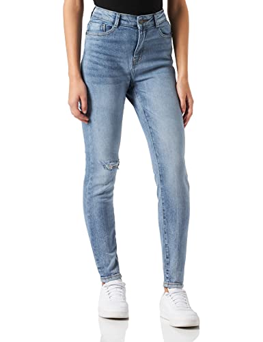 Noisy may Damen Nmcallie Hw Sknny des Az190mb Noos Jeans, Medium Blue Denim, 27 EU von Noisy may