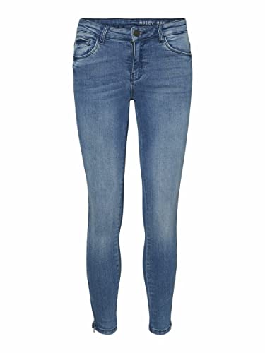 Noisy may Damen Nmkimmy Nw Ank Dart Az062lb Noos Jeans, Light Blue Denim, 25W / 30L EU von Noisy may