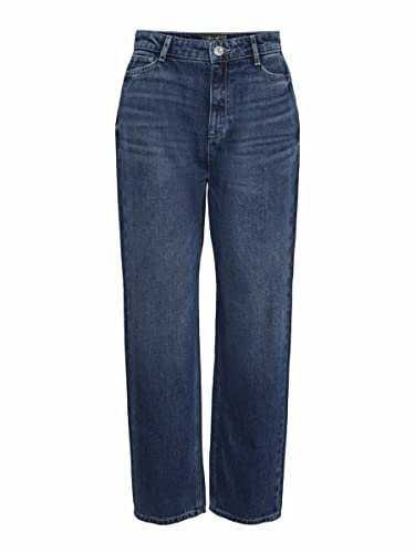 NOISY MAY Damen NMBROOKE NW Ankle Slim DAD MB Jeans, Medium Blue Denim, Normal von Noisy may