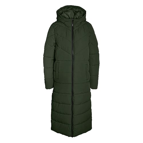 Noisy may Lange Puffer Jacke Warmer Stepp Wintermantel mit Kapuze Wattierter Blouson NMDALCON von Noisy may