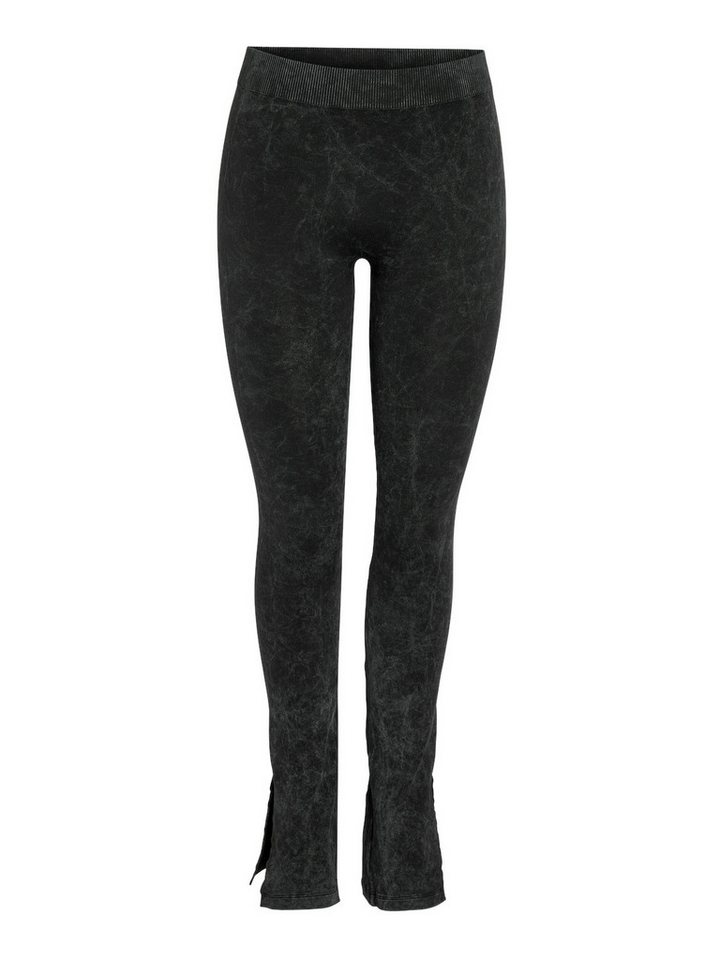 Noisy may Leggings figurbetont und elastisch hohe Taille NMTAMMURA HW FLARED LEGGINS W SLITS von Noisy may