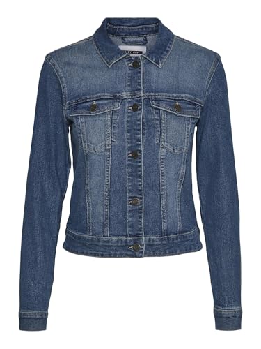 NOISY MAY NMDebra Denim Jacket Frauen Jeansjacke blau XXL von NOISY MAY