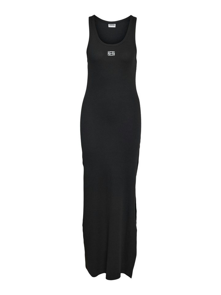Noisy may Shirtkleid Ärmelloses Tanktop Design mit Logo auf Brust und Schlitz (lang) NMJUDY S/L MAXI DRESS JRS von Noisy may