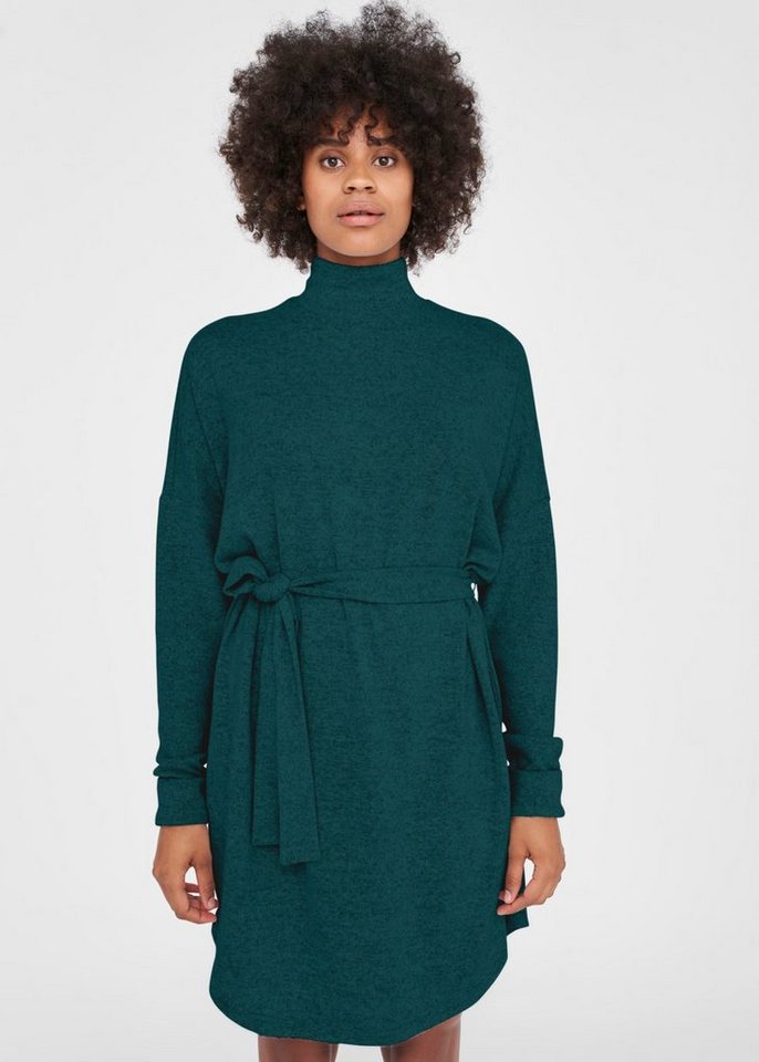 Noisy may Shirtkleid Langarm Strickkleid Pullover Shirt Dress NMCITY (kurz) 5617 in Grün von Noisy may