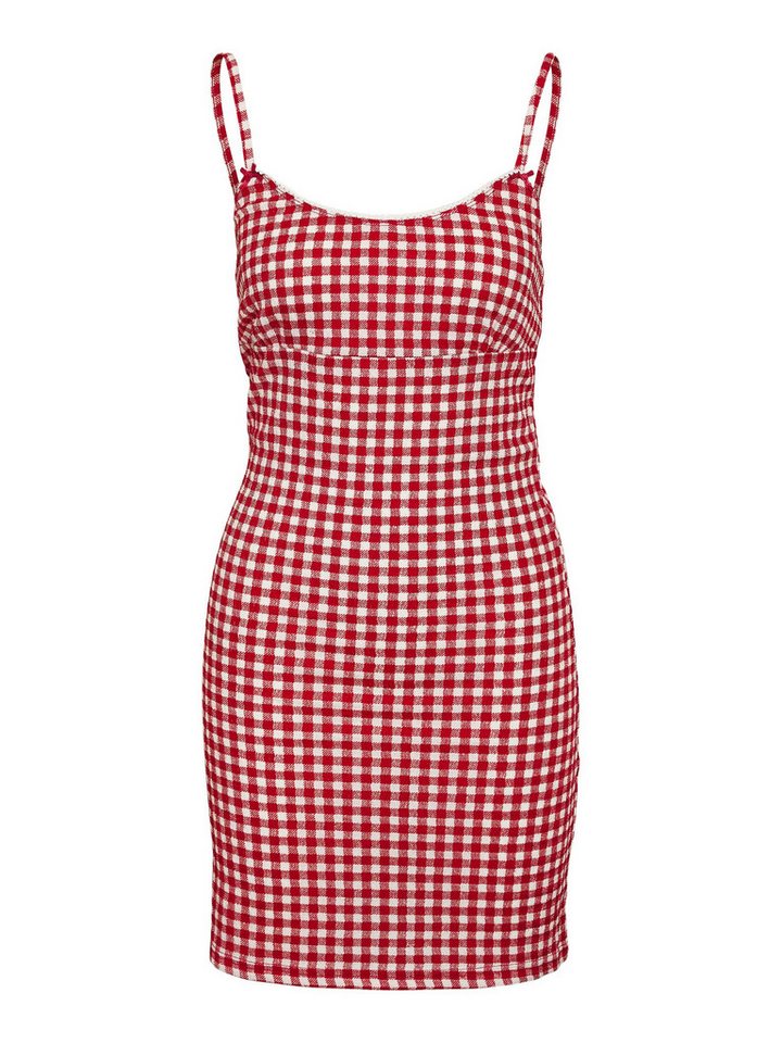 Noisy may Shirtkleid Sommerliches Design mit Blumenmuster und Trägern (mini) NMSTELLA S/L SHORT DRESS JRS von Noisy may