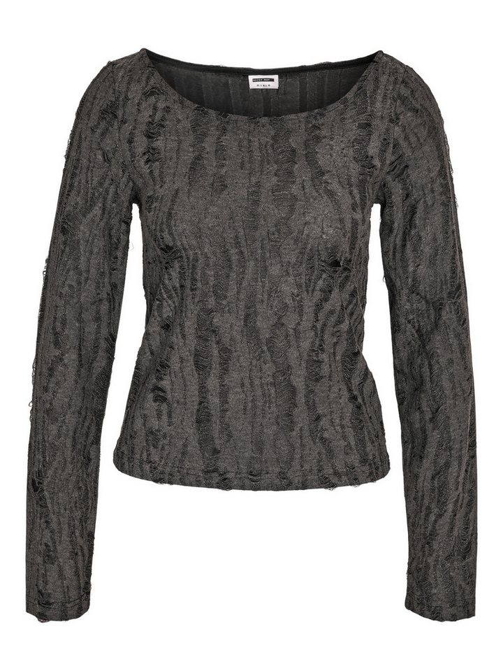 Noisy may Shirttop Top U-Boot-Ausschnitt enger Schnitt lange Ärmel NMHARLOW L/S BOATNECK MG TOP JRS Noisy may Shirttop Top U-Boot-Ausschnitt enger Schnitt lange Ärmel NMHARLOW L/S BOATNECK MG TOP JRS von Noisy may