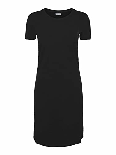 Noisy May Damen NMSIMMA S/S Dress S Kleid, Black, M von Noisy may