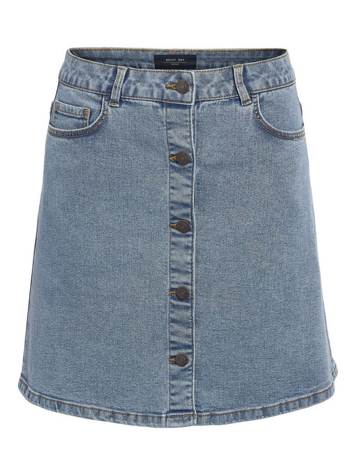 Noisy may Sommerrock Modischer Knopfverschluss vorne, Taschendesign NMRONNIE NW A SHAPE SKIRT VI375LB NOOS von Noisy may