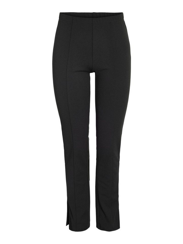 Noisy may Stoffhose Elegante Stoffhose mit Schlitzen High Waist Stretch Pants NMJASA 5437 in Schwarz-2 von Noisy may