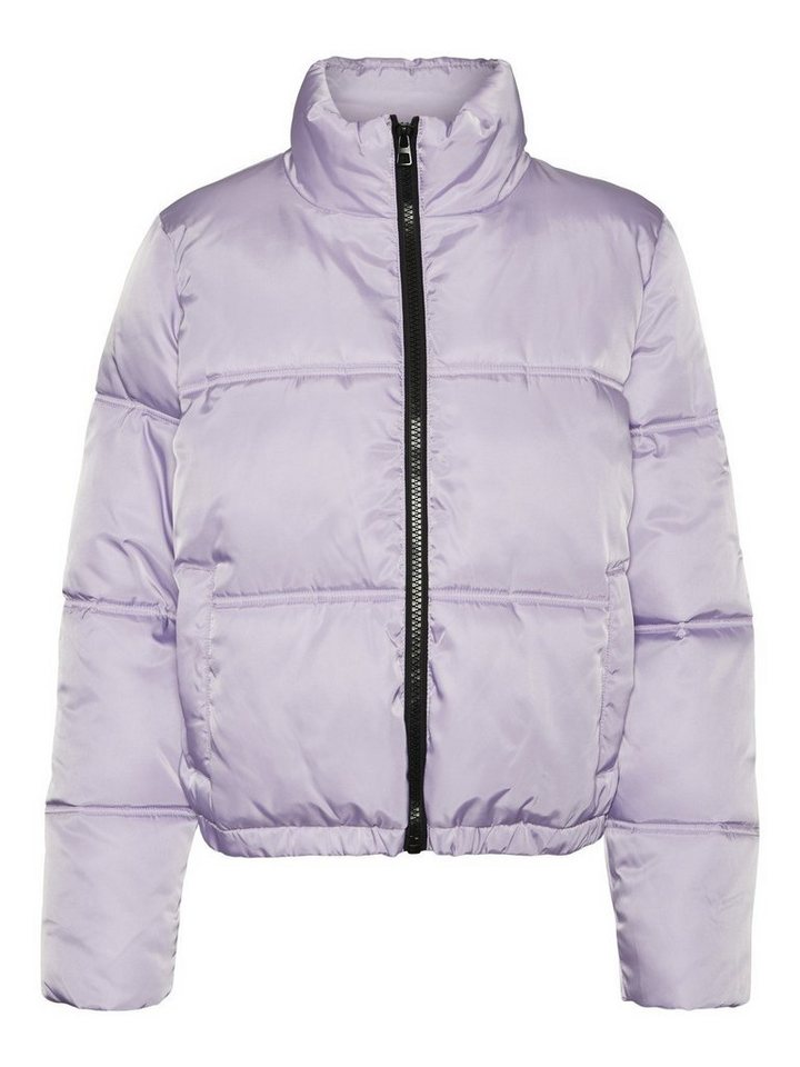 Noisy may Winterjacke Kurze Puffer Stepp Übergangsjacke ohne Kapuze NMANNI (1-St) 4231 in Lila von Noisy may