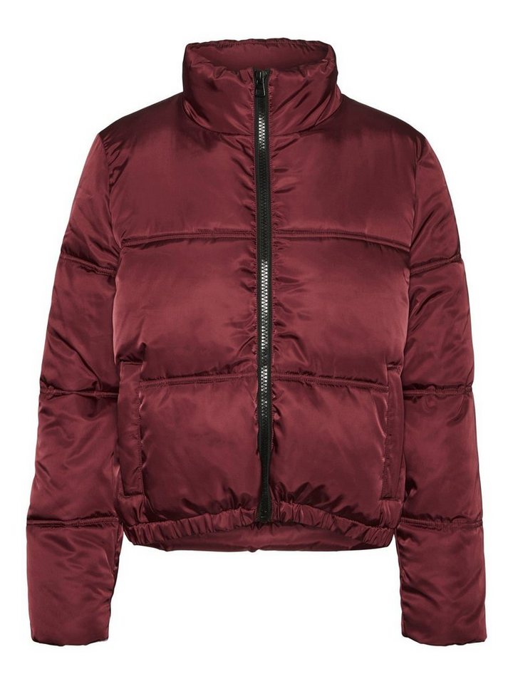 Noisy may Winterjacke Kurze Puffer Stepp Übergangsjacke ohne Kapuze NMANNI (1-St) 4231 in Rot von Noisy may