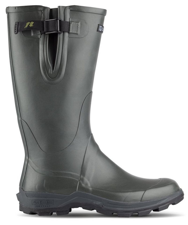 Nokian Footwear Koli dunkelolivgrün / Obermaterial & Sohle: Naturkautschuk Futter & Innensohle: Polyester Easy Entry: Stretch PU Gurt: Polyester Gummistiefel von Nokian Footwear