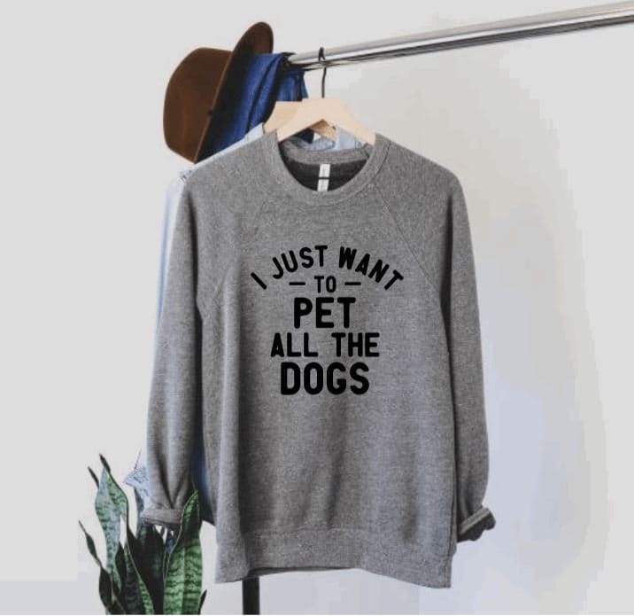 Ich Möchte Nur Alle Hunde Streicheln | Hunde-Mama Top Hundemama Pullover Geschenk Für Hund Papa Hundepullover Hundeliebhaber Geschenke von NoliaDesignsCo