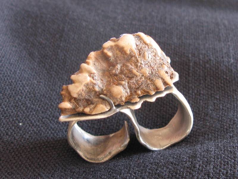 Elch Geweih & Sterling Silber Zwei-Finger-Ring Elch Geweih & Sterling Silber Zwei-Finger-Ring von NoliwareStudio