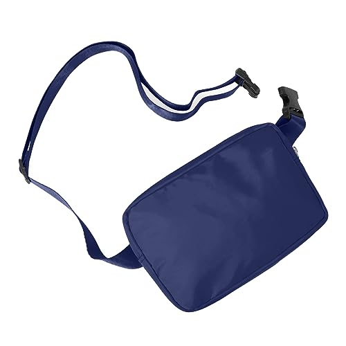 Nollia Gürteltasche mit verstellbarem Riemen, wasserdichte Bauchtasche, Alltag, Workout, Umhängetasche, Schultertasche, Marineblau von Nollia