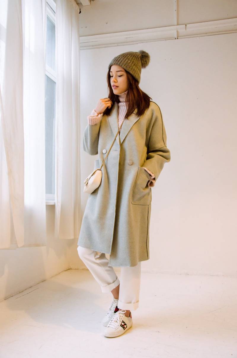 Free Size Mantel/ Grauer Einfache Linien/ Trends 2019/ Minimal/ Gemütlicher Frühlingsmantel/ Leichter Stilvoll/ Free Size Mantel/ Grauer Einfache Linien/ Trends 2019/ Minimal/ Gemütlicher Frühlingsmantel/ Leichter Stilvoll/ von NomaDesignGroup