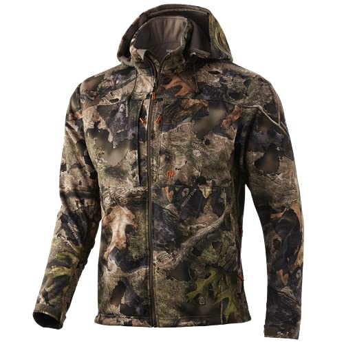 Nomad Herren Barrier Nxt, Wind-und wasserdichte Jagdjacke Jacke, Mossy Oak Droptine Camo, M von Nomad