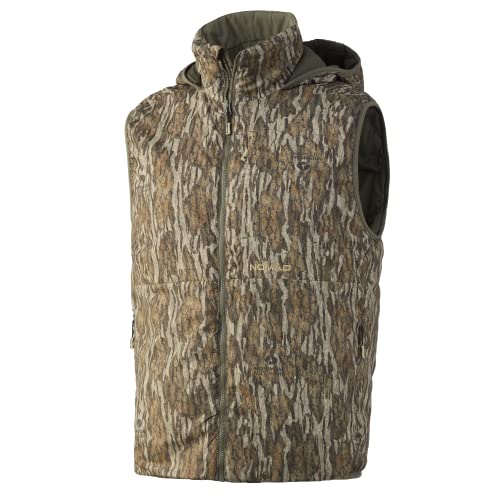 Nomad Herren Pmd Kapuzenweste, windabweisend, Primaloft Isolierte Weste, Mossy Oak Bottomland, XX-Large von Nomad