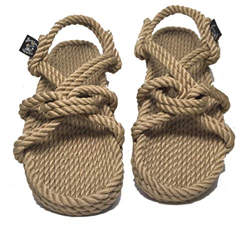 Nomadics Mountain Momma Unisex-Erwachsene Sandale aus Seil Camel, Camel, 42 EU von Nomadic State of Mind