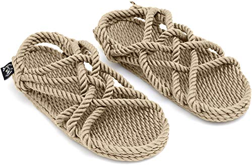 Nomadics JC Unisex-Erwachsene Sandale aus Seil Camel, 36 von Nomadics