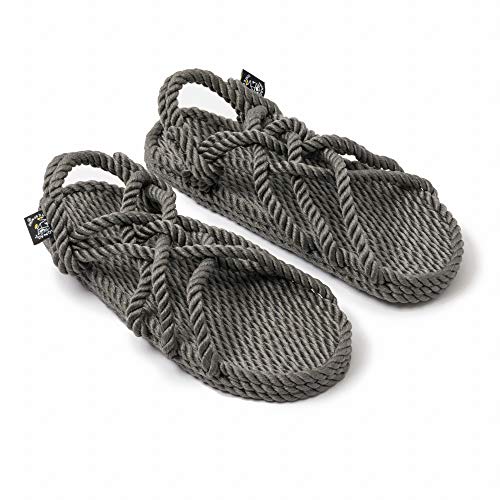 Nomadics JC Unisex-Erwachsene Sandale aus Seil Gray, 41 von Nomadics