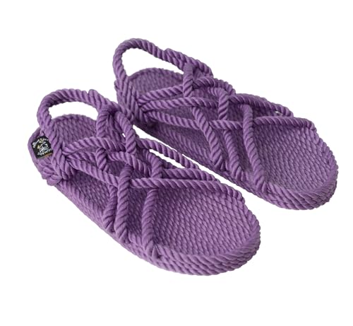 Nomadics JC Unisex-Erwachsene Sandale aus Seil Mulberry, 39 von Nomadics