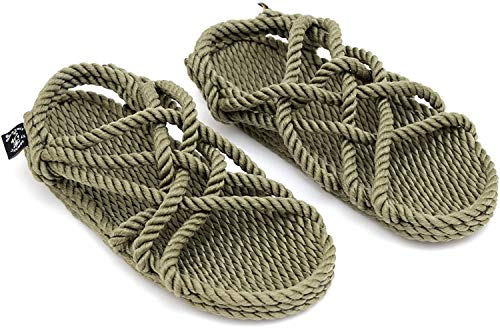 Nomadics JC Unisex-Erwachsene Sandale aus Seil Sage Green, 38 von Nomadics