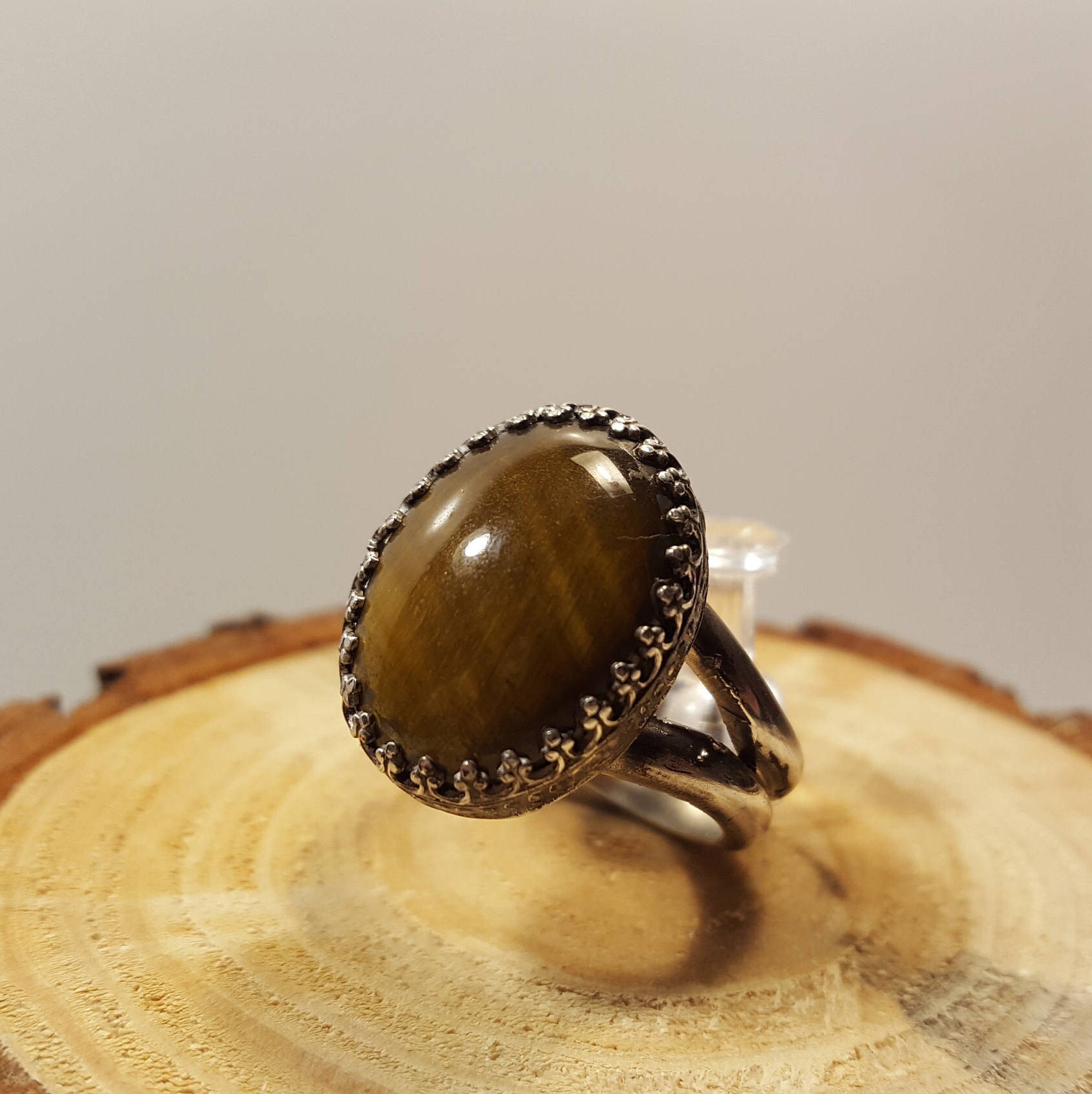 Tiger Auge Ring in Silber 925 Tiger Auge Ring in Silber 925 von NomarZinidStudio