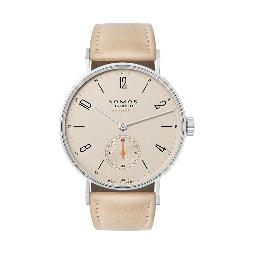 Nomos Glashütte Damenuhr Tangente neomatik champagner 176 von Nomos Glashütte