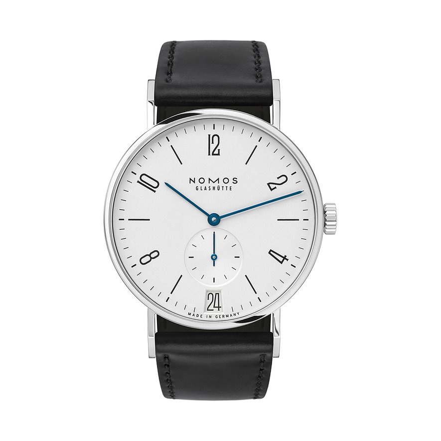 Nomos Glashütte Herrenuhr Tangente 38 Datum 130 von Nomos Glashütte