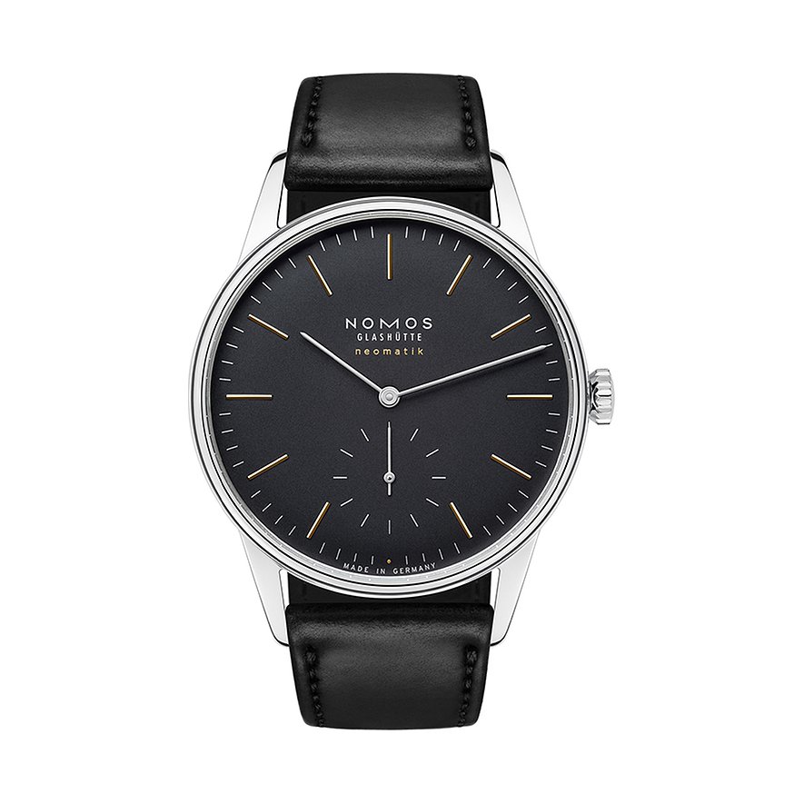 Nomos Glashütte Unisexuhr Orion neomatik new black 396 von Nomos Glashütte